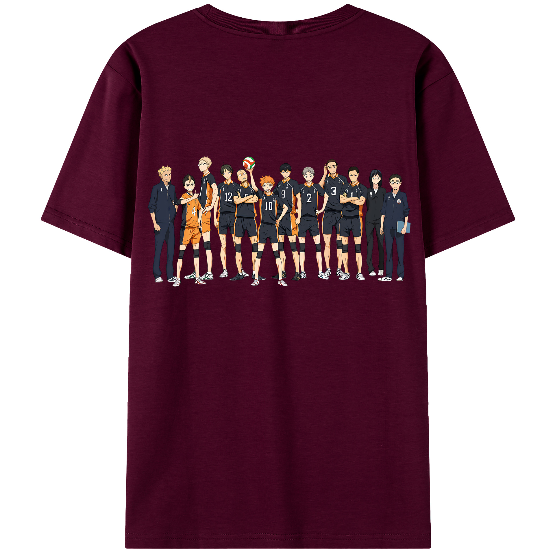 （画像用） ハイキュー!! Haikyu!! レディース半袖Tシャツ(バックプリント)